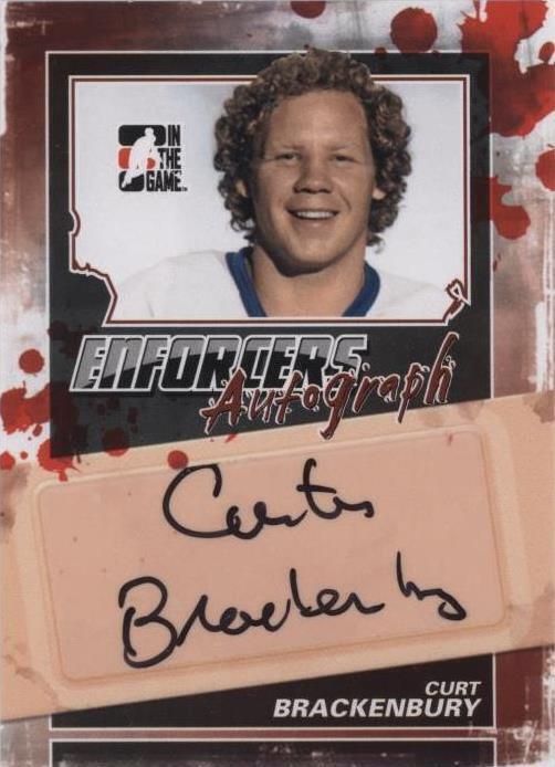 2011-12 In the Game Enforcers - Curt Brackenbury #A-CB
