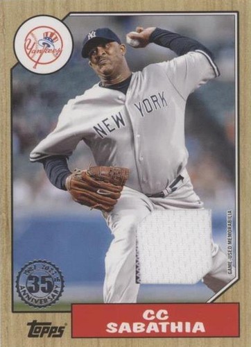 2022 Topps Series 1 - C.C. Sabathia #87R-CS