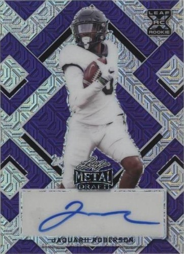 2022 Leaf Metal Draft Jaquarii Roberson #BA-JR2