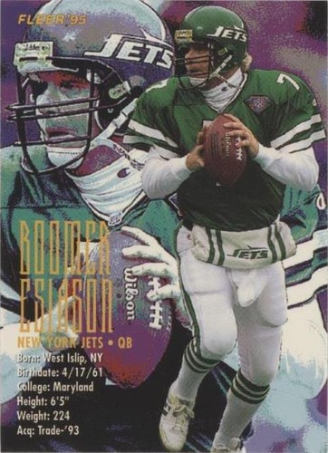 1995 Fleer Shell FACT Boomer Esiason #56