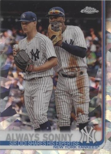 2019 Topps Chrome Sapphire Edition - Didi Gregorius Sonny Gray #263