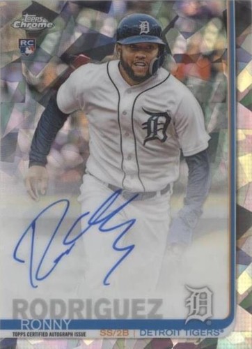 2019 Topps Chrome Sapphire Edition - Ronny Rodriguez #CSA-RR