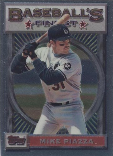 1993 Topps Finest - Mike Piazza #199