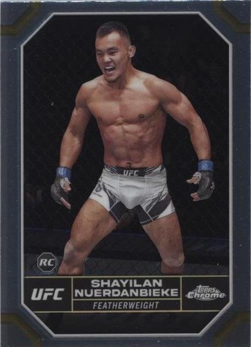 2024 Topps Chrome UFC - Shayilan Nuerdanbieke #182