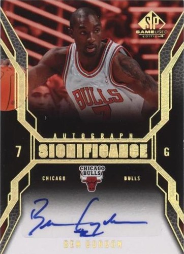 2007-08 SP Game Used - Ben Gordon #SI-BG