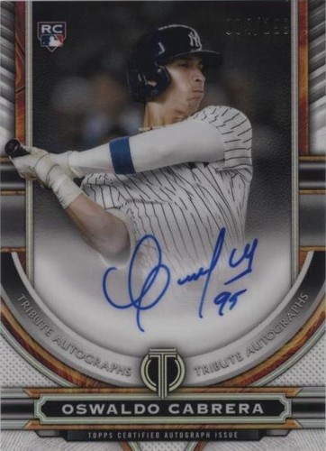 2023 Topps Tribute - Oswaldo Cabrera #TA-OC