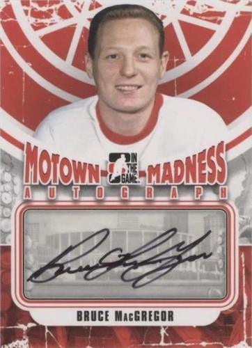 2012-13 In the Game Motown Madness - Bruce MacGregor #A-BM