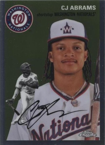 2023 Topps Chrome Platinum Anniversary - C.J. Abrams #319