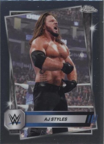 2025 Topps Chrome WWE - AJ Styles #37
