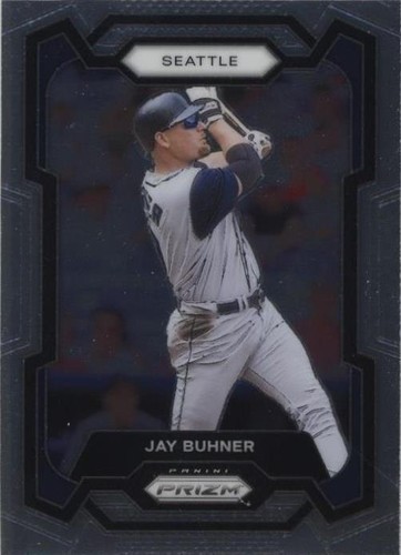 Jay Buhner 2024 Panini Prizm #138 Ruby Wave Prizm Seattle Mariners