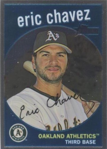 2008 Topps Heritage - Eric Chavez #C133