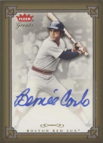 2004 Fleer Greats of the Game - Bernie Carbo #GBA-BC