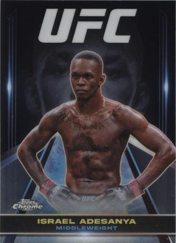 2024 Topps Chrome UFC - Israel Adesanya #SUG-2