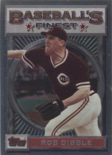 1993 Topps Finest - Rob Dibble #180