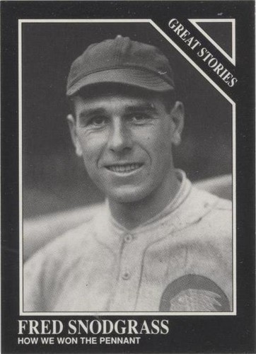 1991 The Sporting News Conlon Collection - Fred Snodgrass #168