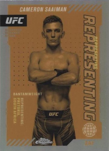 2024 Topps Chrome UFC - Cameron Saaiman #REP-17