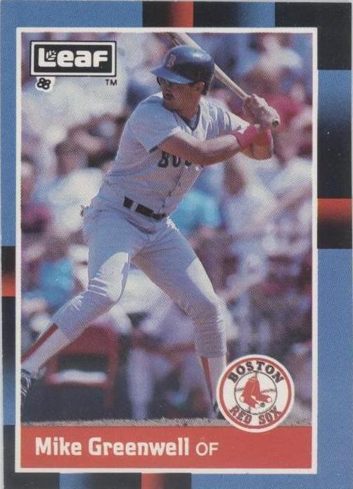 Leaf Canadian 1988 - Mike Greenwell #153