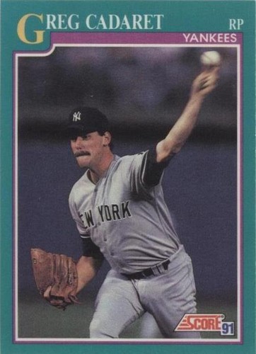 1991 Score - Greg Cadaret #188