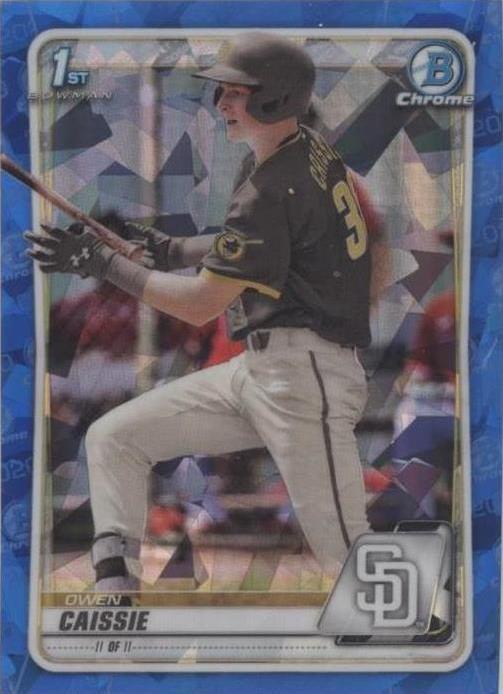 2020 Bowman Chrome Draft Sapphire Edition - Owen Caissie #BD-49