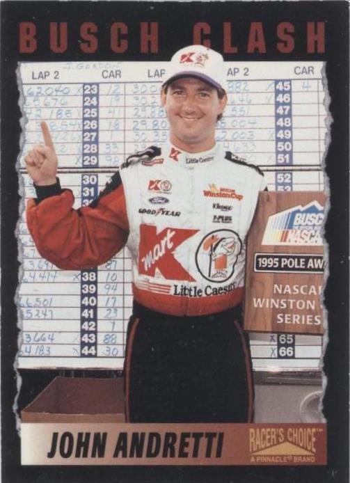 1996 Pinnacle Racer's Choice - John Andretti #100