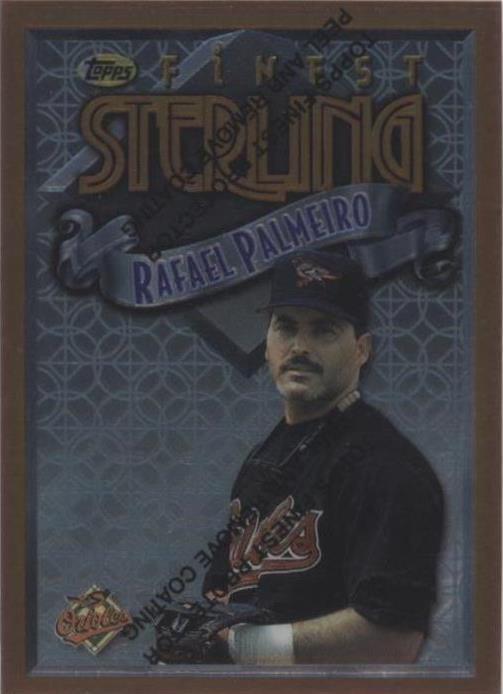 1996 Topps Finest - Rafael Palmeiro #287