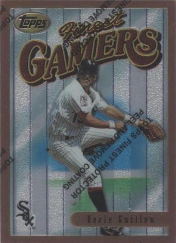 1996 Topps Finest - Ozzie Guillen #80