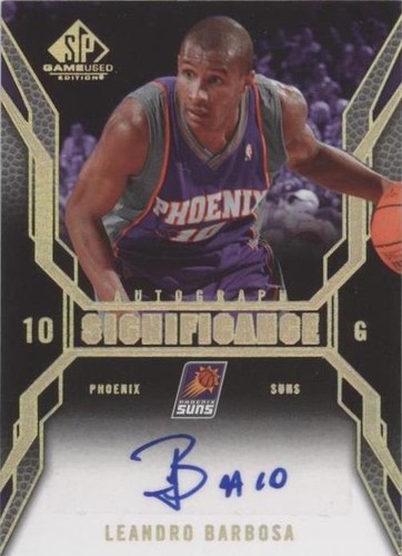 2007-08 SP Game Used - Leandro Barbosa #SI-BA