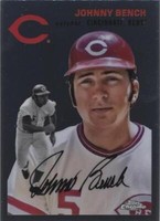 2023 Topps Chrome Platinum Anniversary - Johnny Bench #407