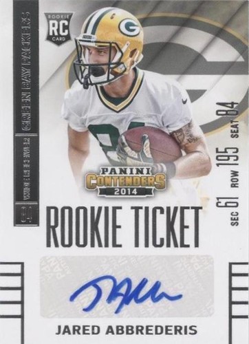 2014 Panini Contenders Jared Abbrederis #138
