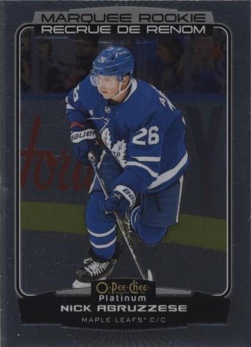 2022-23 O-Pee-Chee Platinum - Nicholas Abruzzese #229
