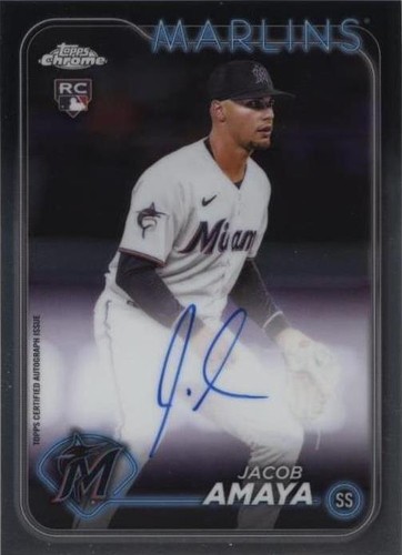 2024 Topps Chrome - Jacob Amaya #RA-JAM