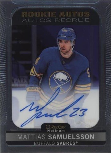 2021-22 O-Pee-Chee Platinum - Mattias Samuelsson #R-MS