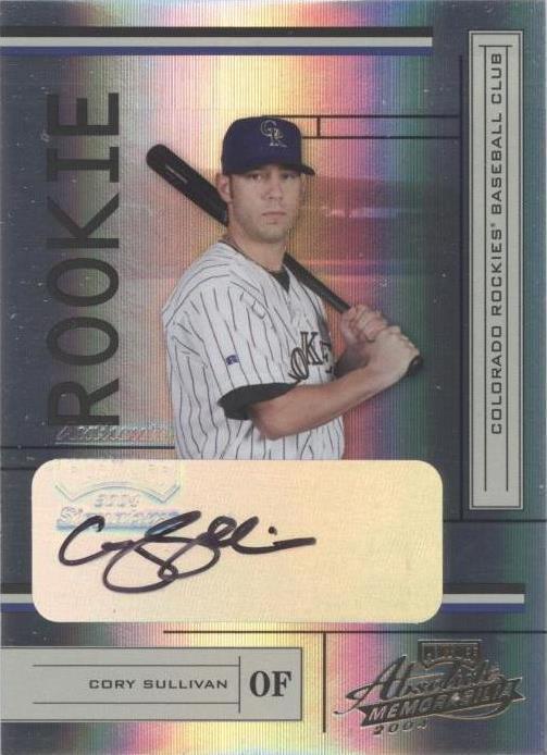 2004 Playoff Absolute Memorabilia - Cory Sullivan #208