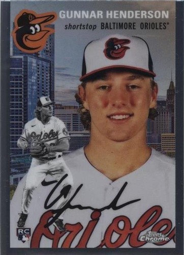 2023 Topps Chrome Platinum Anniversary - Gunnar Henderson #54CV-44