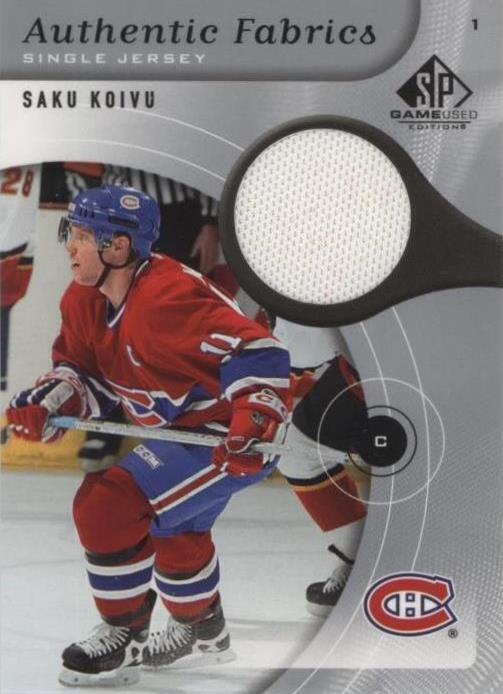 2005-06 SP Game Used Edition - Saku Koivu #AF-SK