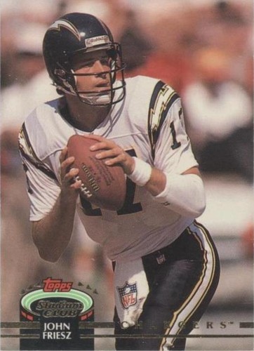 1992 Topps Stadium Club John Friesz #580