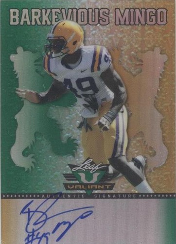 2013 Leaf Valiant Barkevious Mingo #BA-BM1