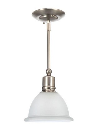 (3) Progress Lighting P5078-09 Madison  Brushed Nickel 1-Light Mini-Pendants