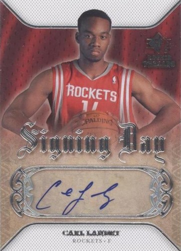 2007-08 SP Rookie Threads - Carl Landry #SD-CL