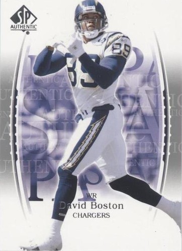 2003 SP Authentic David Boston #89