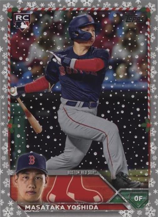 2023 Topps Holiday - Masataka Yoshida #H8 Metallic (RC) for 2023 Topps Holiday - Masataka Yoshida #H8 Metallic (RC) for