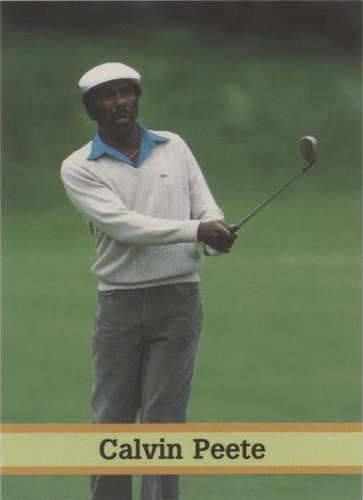 1993 Fax Pax Famous Golfers - Calvin Peete #35