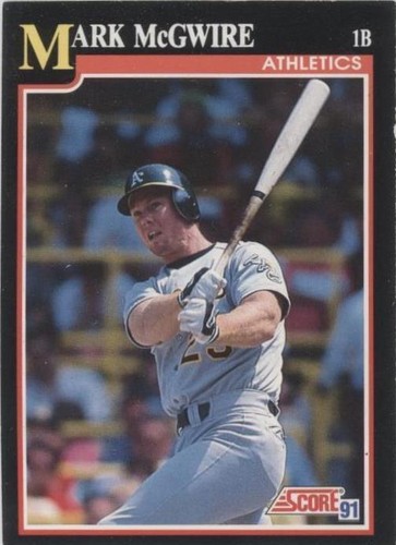 1991 Score - Mark McGwire #324