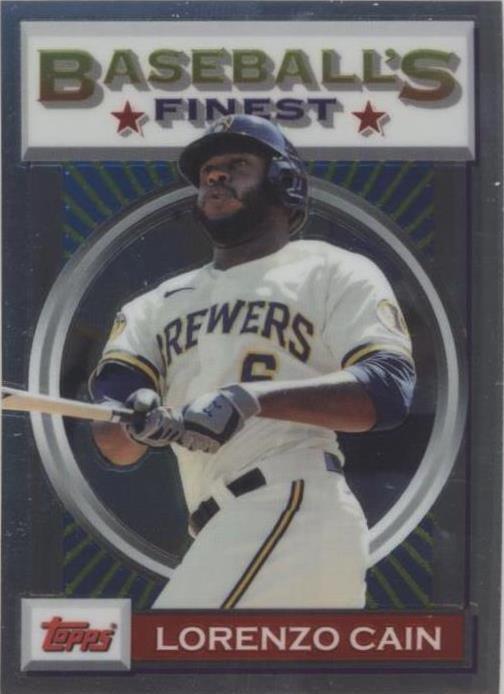 2020 Topps Finest Flashbacks - Lorenzo Cain #53