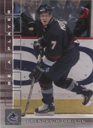 2001-02 In the Game Be A Player Memorabilia - Brendan Morrison #58
