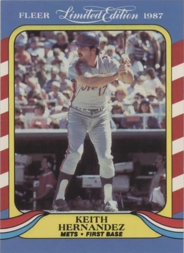 1987 Fleer Limited Edition Baseball Superstars - Keith Hernandez #20