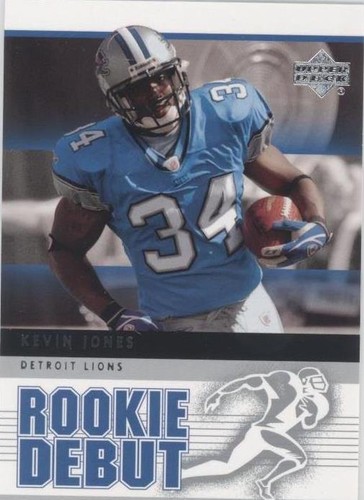 2005 Upper Deck Rookie Debut Kevin Jones #34