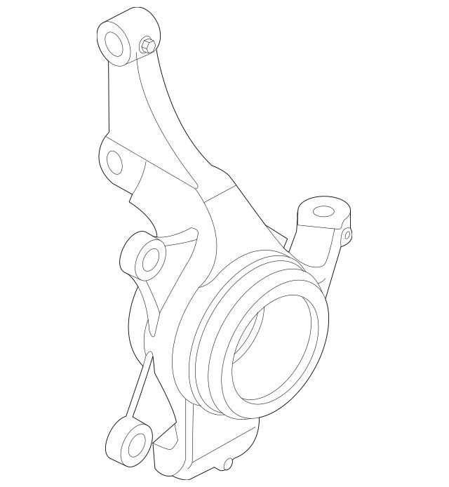 2020-2023 Hyundai Venue OEM Front Right Steering Knuckle 51716-K2000