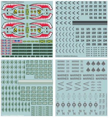 Команда Янки времен Третьей мировой войны: набор американских наклеек