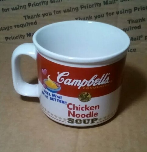 Campbell's Chicken Noodle Soup Mug Westwood 1997 14 ounces